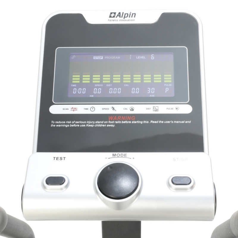 Велотренажер ALPIN Gross B-197M (маховик 8кг; 120 кг)