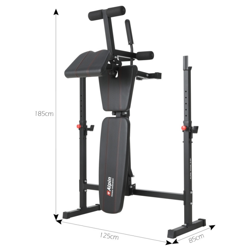 Скамья под штангу Alpin Titan G-50