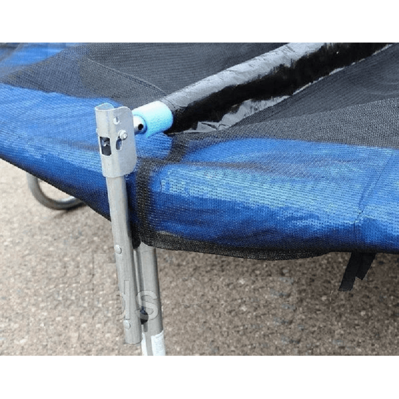 Батут Funfit PRO (УСИЛЕННЫЙ) (8FT) с защитной сеткой, лестницей и длинными СКЛАДНЫМИ стойками. Диаметр - 252 см. Нагрузка - 150 кг.