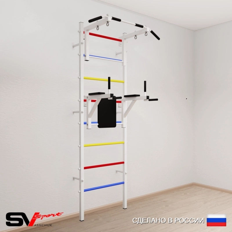 Шведская стенка Sv Sport усиленная 603 (Турник стандарт/Брусья)