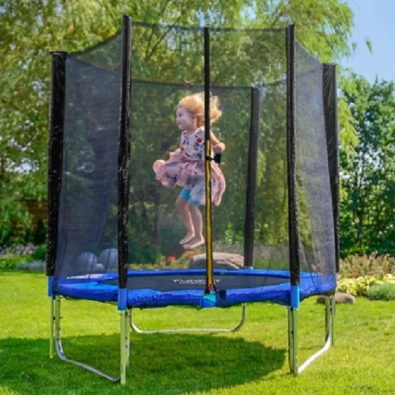 Батут Funfit PRO (6FT) (УСИЛЕННЫЙ) с защитной сеткой без лестницы. Диаметр - 183 см. Нагрузка - 120 кг.