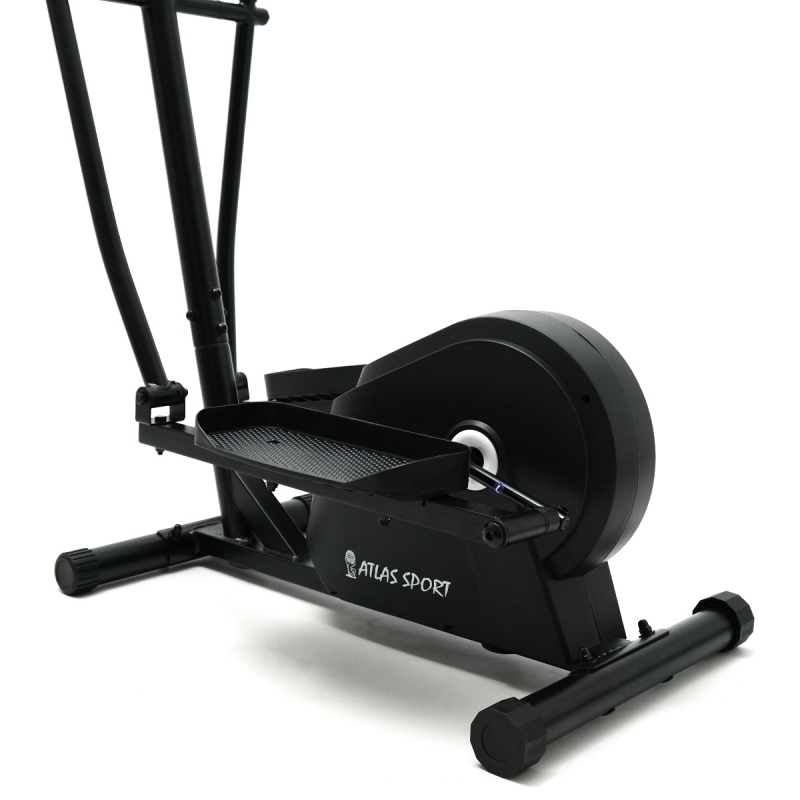 Эллиптический тренажер Atlas Sport Boost Black (маховик 4кг; 120 кг)