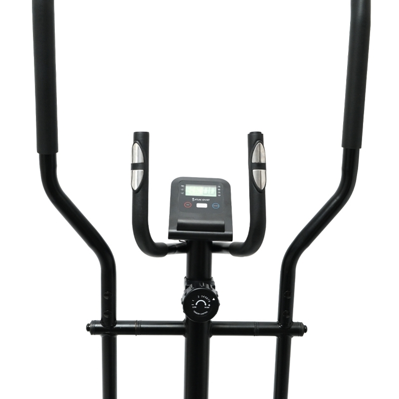 Эллиптический тренажер Atlas Sport Boost Black (маховик 4кг; 120 кг)