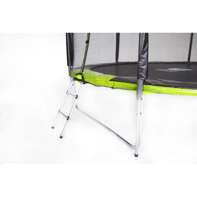 Батут "Fitness Trampoline GREEN" (14 FT) Extreme (усиленные опоры). Диаметр - 427 см. Нагрузка - 180 кг.