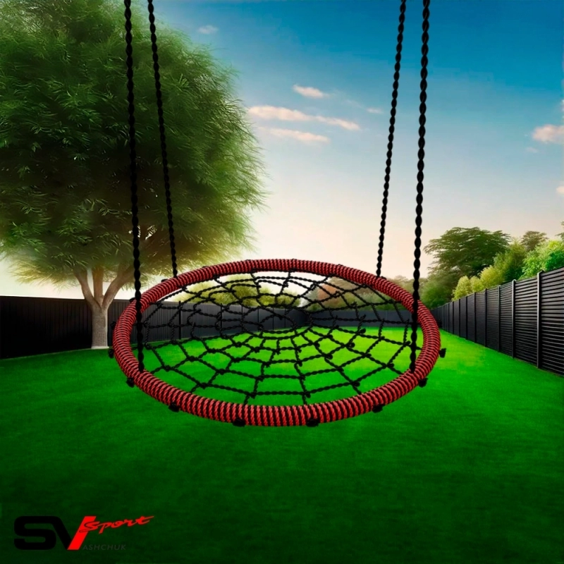 Качели - гнездо "Grad" D 0,8м черно-красные