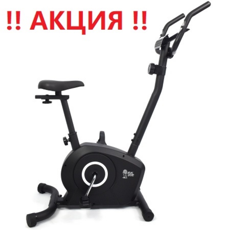 Велотренажер Atlas Sport Sky Black (маховик 6 кг; 120 кг)