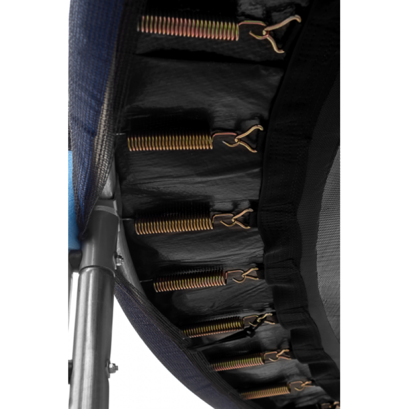 Батут Funfit BASIC (10FT) BLUE с защитной сеткой и лестницей. Диаметр - 312 см. Нагрузка - 150 кг.