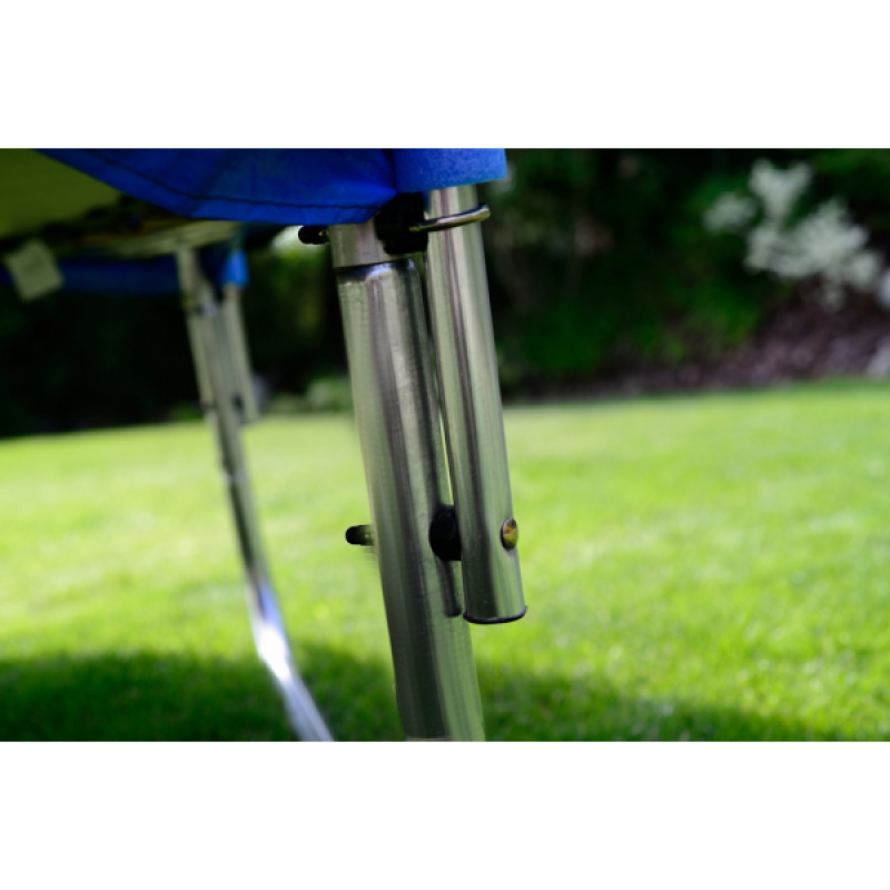 Батут Funfit BASIC (10FT) BLUE с защитной сеткой и лестницей. Диаметр - 312 см. Нагрузка - 150 кг.