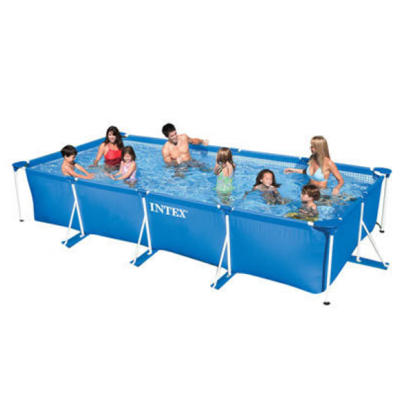 Каркасный бассейн Intex 28273 Rectangular Frame Pool 450x220x84