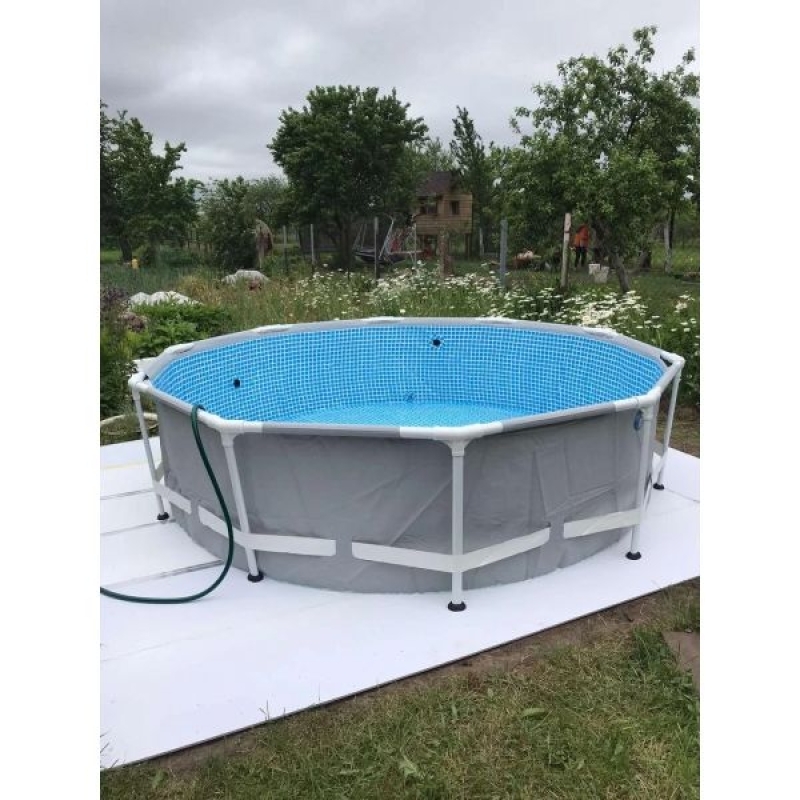 Набор!!! Каркасный бассейн Intex 305x76см, с тентом и альгитинн, арт. 26700 в наборе