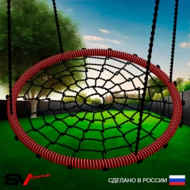 Качели - гнездо Sv Sport 115см черно-красные