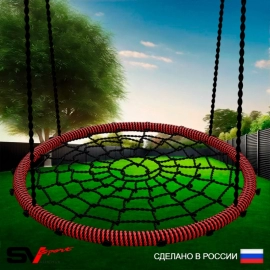 Качели - гнездо Sv Sport 115см черно-красные