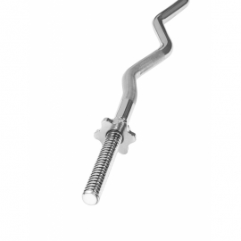 Гриф для штанги Alpin BBW-120, W-образный, диаметр 25мм, длина 120см