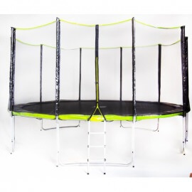 Батут "Fitness Trampoline GREEN" (15 FT) Extreme (усиленные опоры). Диаметр - 457 см. Нагрузка - 180 кг.