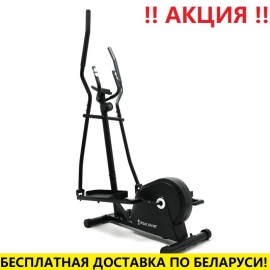 Эллиптический тренажер Atlas Sport Boost Black (маховик 4кг; 120 кг)