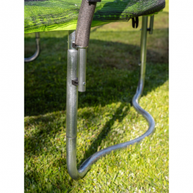 Батут SKYJUMP MASTER green (8FT) с защитной сеткой и лестницей. Диаметр - 252 см. Нагрузка - 150 кг.