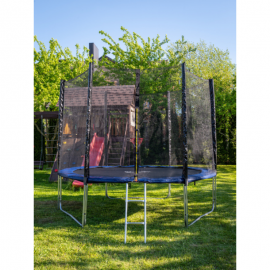 Батут Funfit PRO (10FT) (УСИЛЕННЫЙ) с защитной сеткой и лестницей. Диаметр - 312 см. Нагрузка - 180 кг.