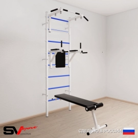 Шведская стенка SV Sport 505 (Турник стандарт/Брусья/Скамья)