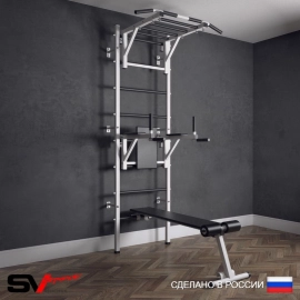 Шведская стенка Sv Sport усиленная 624 (Турник рукоход/Брусья/Скамья)