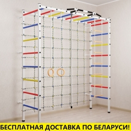 Спортивный комплекс с турником, сеткой и детское навесное (Sv Sport П 405)