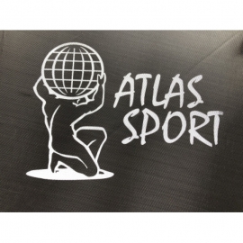 Батут "Atlas Sport" (13ft) PRO PURPLE с внешней сеткой и лестницей(усиленные опоры). Диаметр - 404 см. Нагрузка - 180 кг.