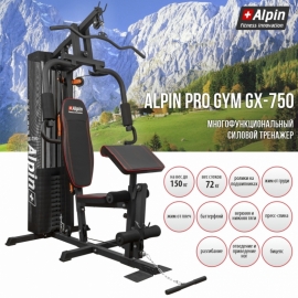 Силовой тренажер ALPIN PRO GYM GX-750