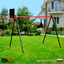Уличные качели Sv Sport рама 3,0м + щит баскет. (УК160К)