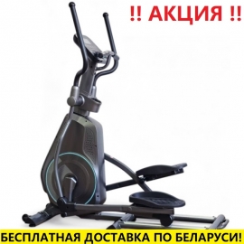 Эллиптический программируемый тренажер Calviano Extra серый (шаг 52см; 120 кг)