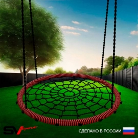 Качели - гнездо Sv Sport D 1м черно-красные