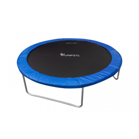 Батут Funfit BASIC (10FT) BLUE с защитной сеткой и лестницей. Диаметр - 312 см. Нагрузка - 150 кг.