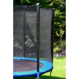 Батут Funfit BASIC (10FT) BLUE с защитной сеткой и лестницей. Диаметр - 312 см. Нагрузка - 150 кг.