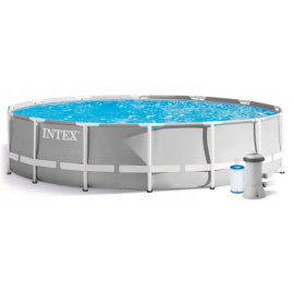 Каркасный бассейн Intex для дачи 26712 Prism Frame Pool 366x76 + фильтр-насос на 2006 л/ч