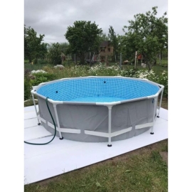 Набор!!! Каркасный бассейн Intex 305x76см, с тентом и альгитинн, арт. 26700 в наборе