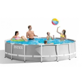 Набор!!! Каркасный бассейн Intex 305x76см, с тентом и альгитинн, арт. 26700 в наборе