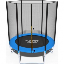 Батут Funfit BASIC (6FT) с защитной сеткой без лестницы. Диаметр - 183 см. Нагрузка - 120 кг.