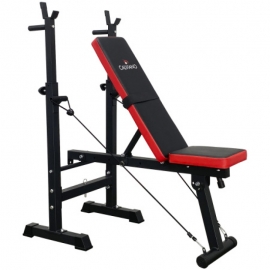 Скамья спортивная Calviano 1008 Red+black