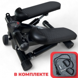 Степпер Atlas Sport AS-504 Black с эспандерами